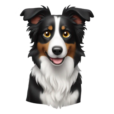 Border collie dog sticker