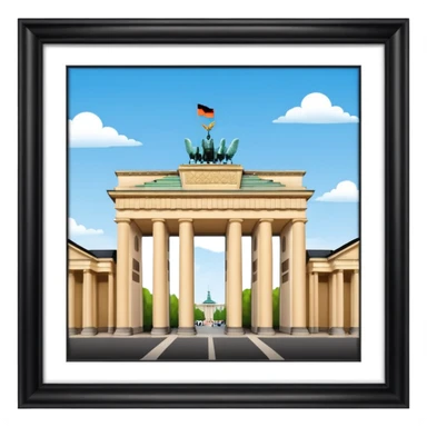 brandenburg gate sticker