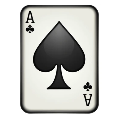 Club Symbol (♣) like poker card  sticker