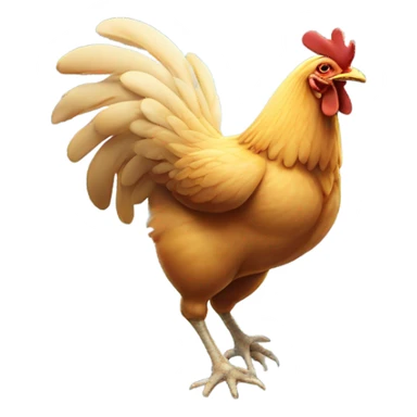 Chicken in a tornado  sticker