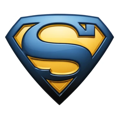Superman Symbol batman v superman black sticker