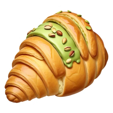 croissant with pistachio cream sticker