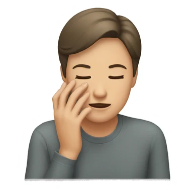 face palm mam sticker