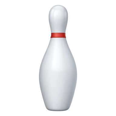 a bowling pin sticker
