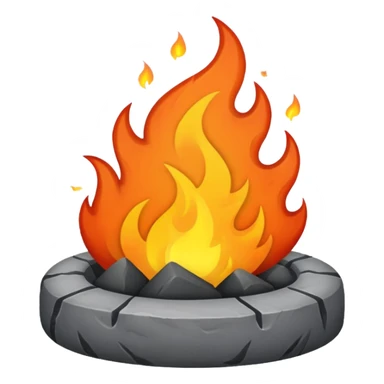  fuego color gris sticker