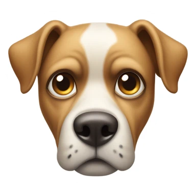 dog giving the side eye sticker