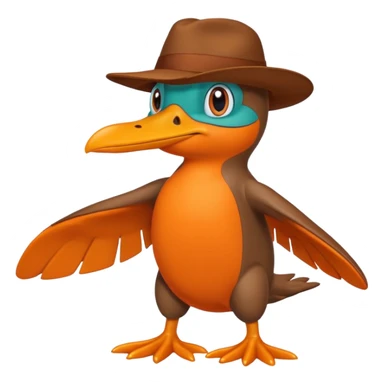 Perry the platypus sticker