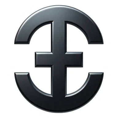 $ dollar black symbol sticker