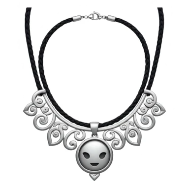 hipster necklace sticker