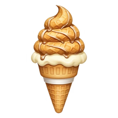 cloud on an ice cream cone sticker