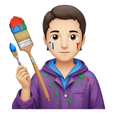 Austrian painter sticker