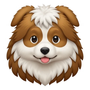 Maak een schattige hond sticker