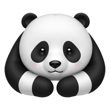 Panda We Bare Bears Neck Pillow With Hood Miniso We Bare Bears Collection U-shaped Pillow sticker