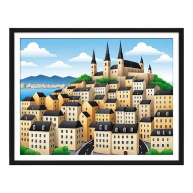 Point in europe sticker