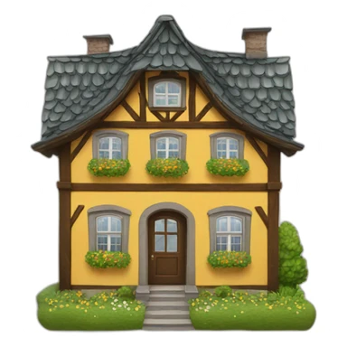german house sticker
