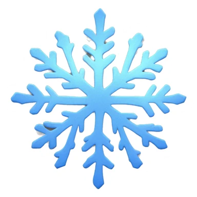 chromic Smow flake  sticker