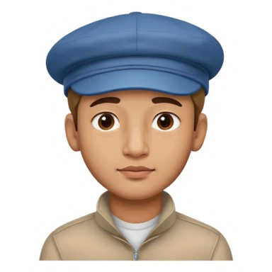  Fait un jeune indien pas trop beau avec un léger surprise un double menton et une casquette sur la tete sticker