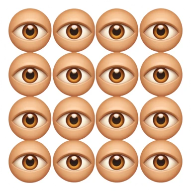 bundle of eyes sticker