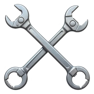 make me a retro-style wrench sticker