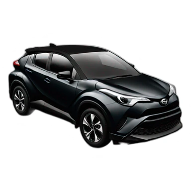 Toyota ch-r black sticker