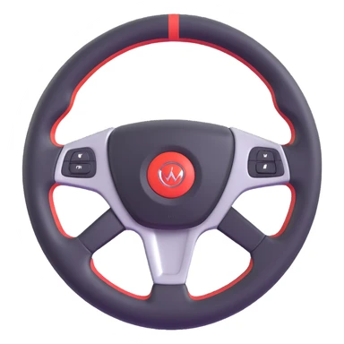 cars control wheel sticker
