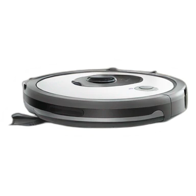 A robot vacuum cleaner sticker