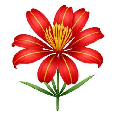 Quiero un emoji lindo para mí novia de la flor lycoris radiata me gusta pero quiero enviarlo como emoji, no cómo sticker  sticker