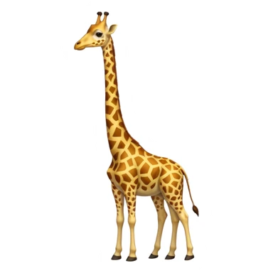 High resolution giraffe  sticker