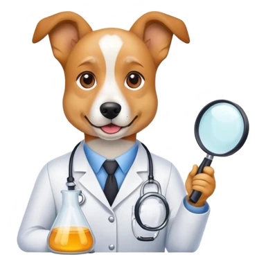 dog researcher sticker