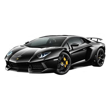 Lamborghini Aventador best view  sticker