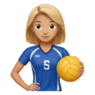Volleyball girl sticker