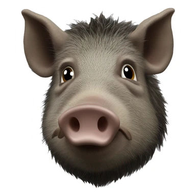 released wild boar sticker