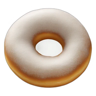 powdered doughnut sticker