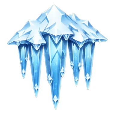 Icicles and Frozen Snow sticker