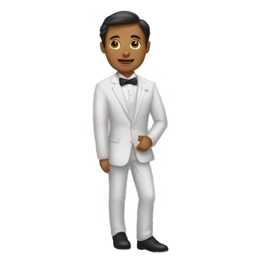 Un homme qui fait sa demande en mariage  sticker