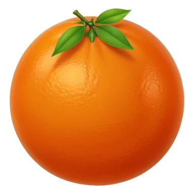 tangerine sphere sticker