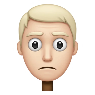 drawn stick man ruing sticker