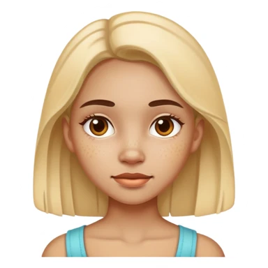 hyperpigmentation girl sticker