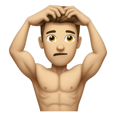 Weak arms no muscle  sticker