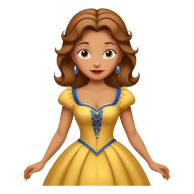 A middle-aged lady character from the fairy tale Beauty and the Beast — she was turned into a wardrobe and is around 40 years old. Based on the wardrobe’s original form, she has an anthropomorphic face. sticker