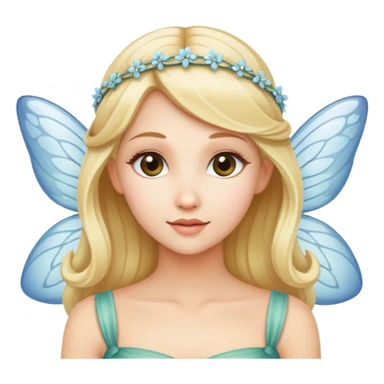 Beautiful blonde fairy women in hairnet sticker