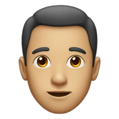 Person with oversized nose and ears sticker