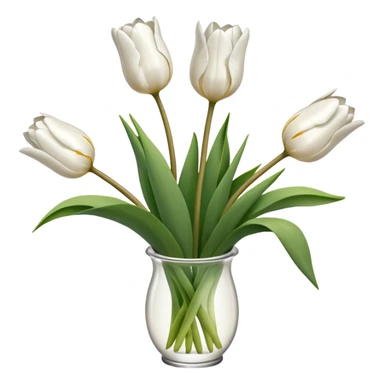 white tulips emoji
 sticker