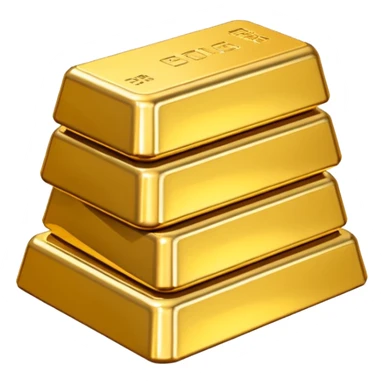 gold stack in future modern sci-fi box sticker