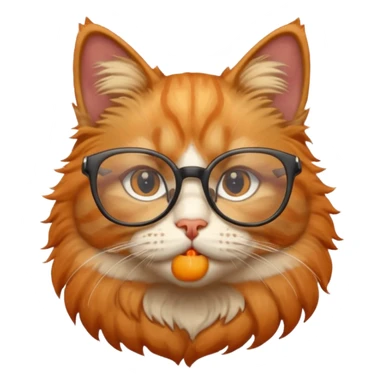 Gato com óculos sticker