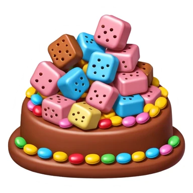 candy land  surreal SPAM sweets landscape sticker