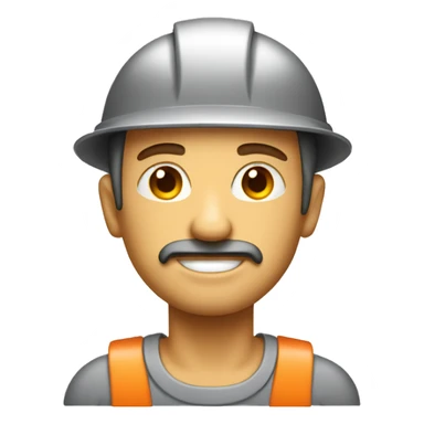 man constructio worker welder sticker