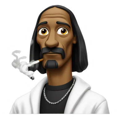 Snoop dog smoking sticker