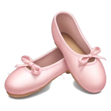 pastel pink ballet shoes sticker