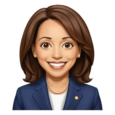 Kamala Harris laughing  sticker